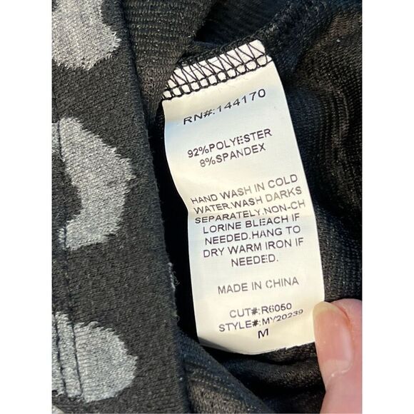 Lavish Black Grey Cropped Leopard Print Jacket Vest sz MEDIUM NWT‎ - Picture 8 of 10